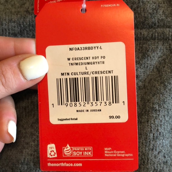 🚫SOLD🚫 North Face Toggle Hoodie Size L - Picture 2 of 6